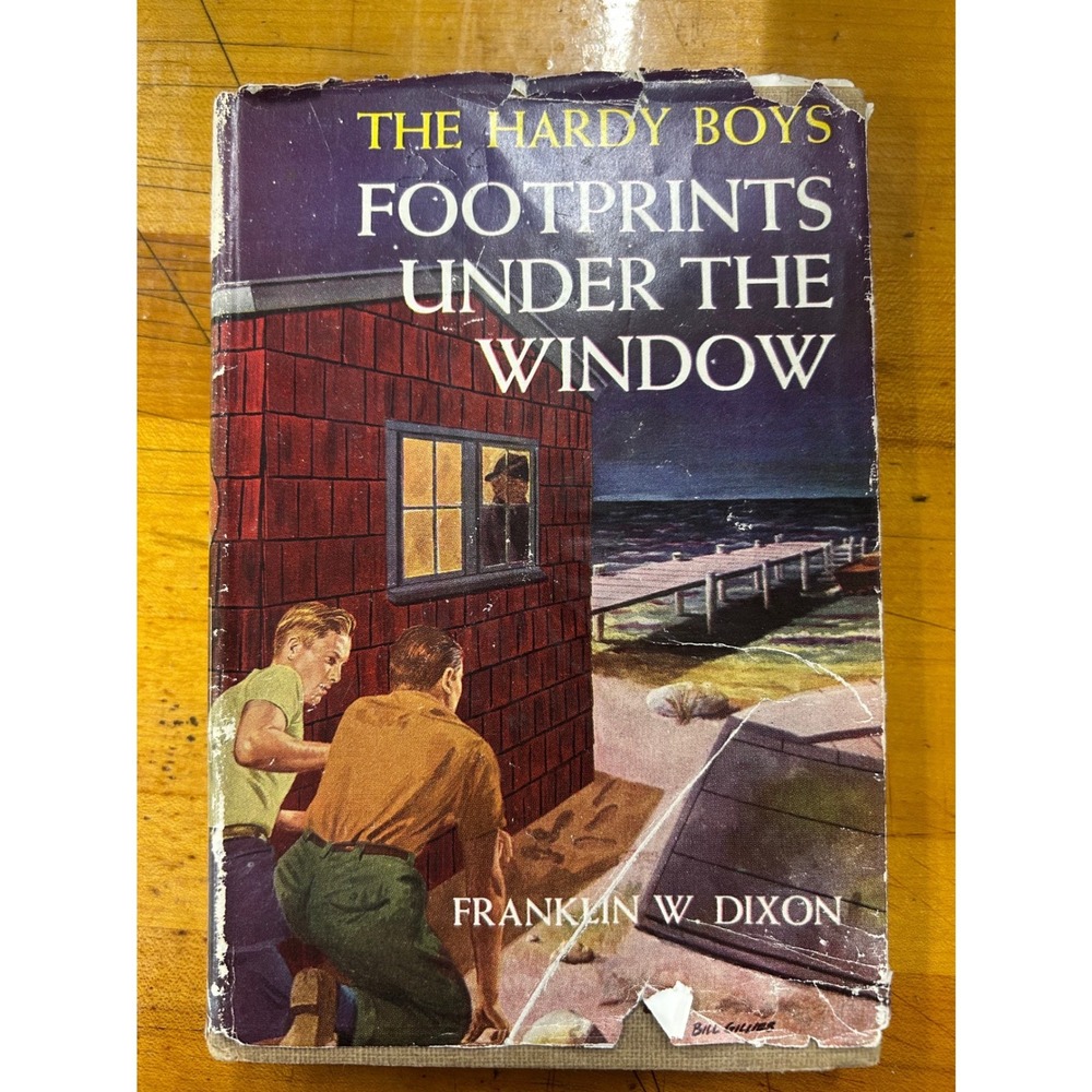 Hardy Boys Footprints Under The Window Franklin W Dixon 1933 Grosset & Dunlap